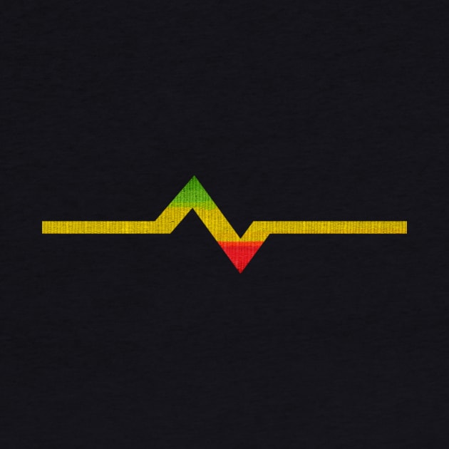 Ethiopian, Rasta Pulse T Shirt by alzo